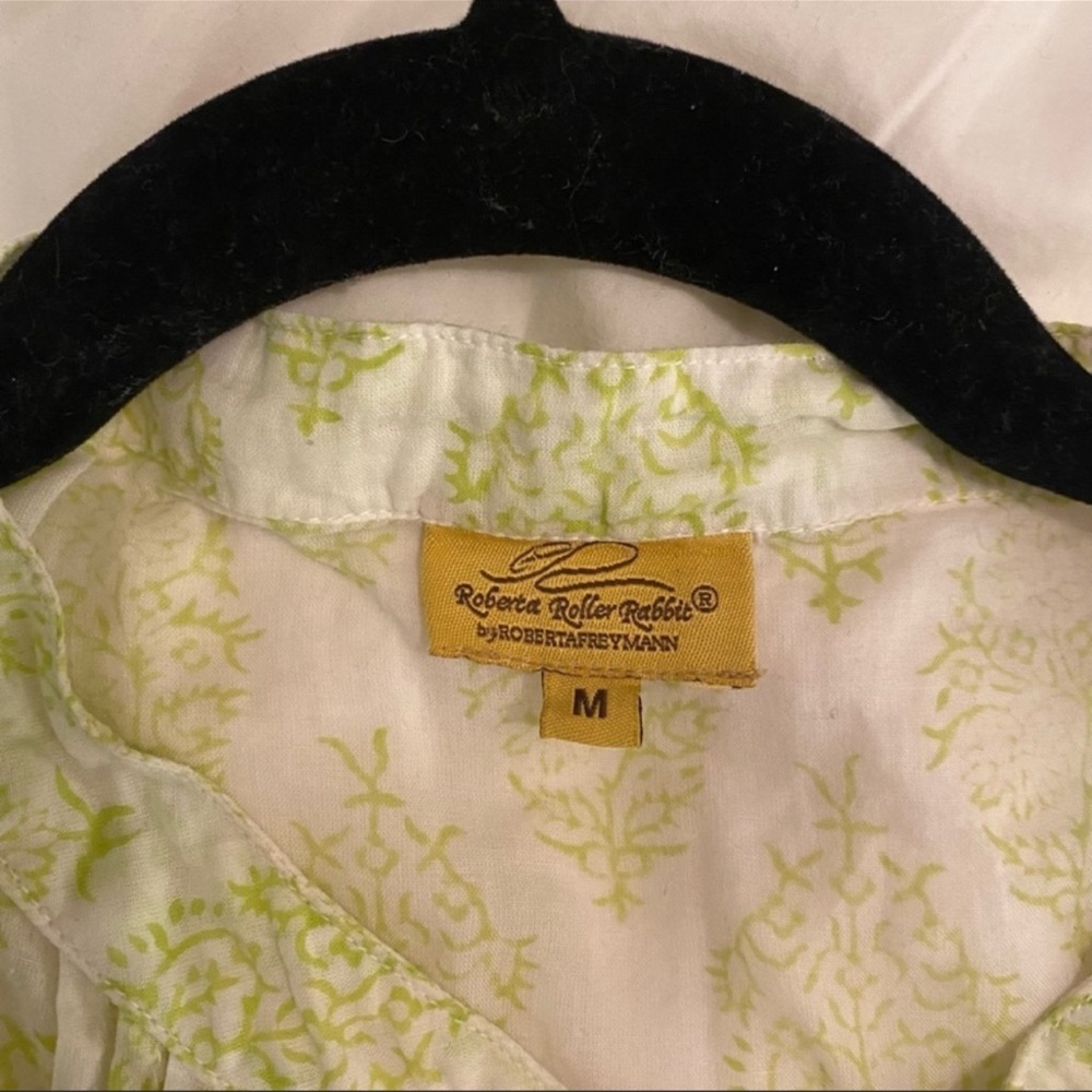 Roberta Roller Rabbit Block Print Cotton Tunic - image 6